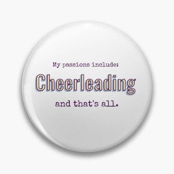 Item preview, Cheerleading is my passion designed and sold by cooldesignsalot.