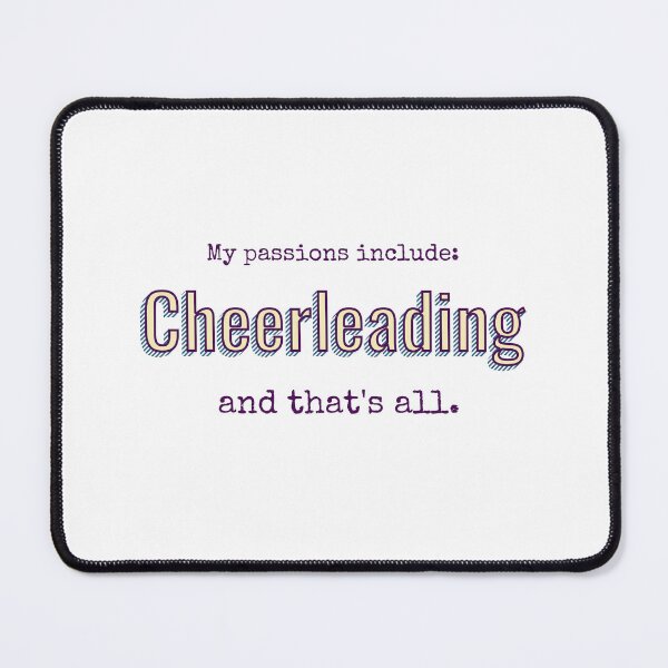 Item preview, Cheerleading is my passion designed and sold by cooldesignsalot.