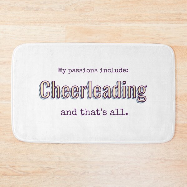 Item preview, Cheerleading is my passion designed and sold by cooldesignsalot.