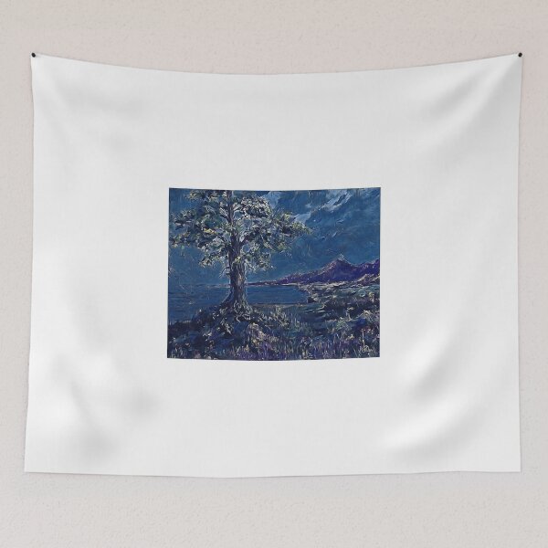 Item preview, Oil painting Landscape with mountains, Edited, #17 designed and sold by MariDaniArt.