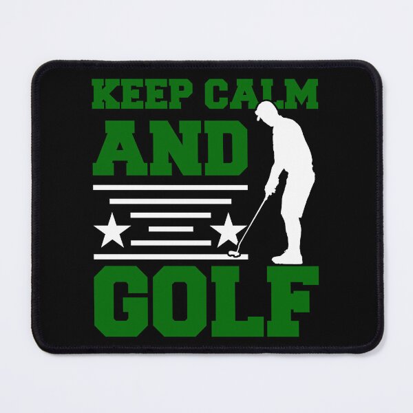 Item preview, Golf Shirt Keep Calm And Golf Golfer Gift Tee designed and sold by haselshirt.