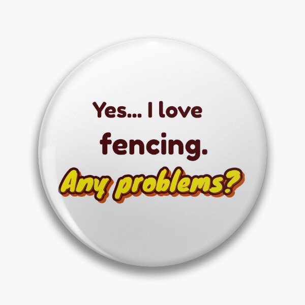 Item preview, I love Fencing designed and sold by cooldesignsalot.