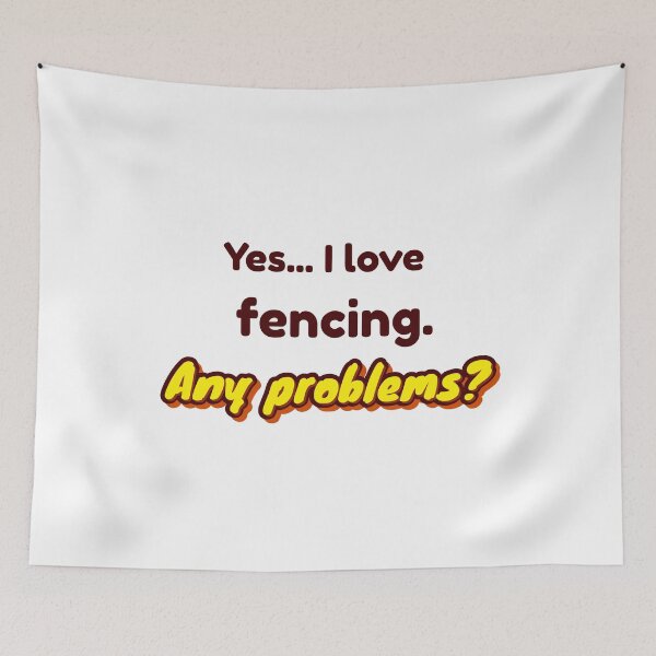 Item preview, I love Fencing designed and sold by cooldesignsalot.