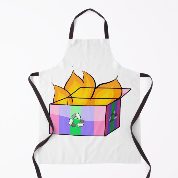 Item preview, Trigender Pride Garbage Fire designed and sold by CJ Vanderbeek.