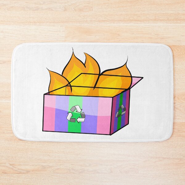 Item preview, Trigender Pride Garbage Fire designed and sold by CJ Vanderbeek.
