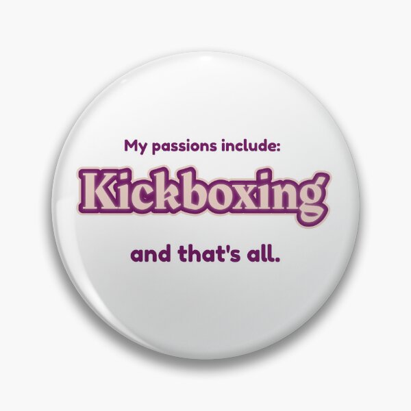 Item preview, Kickboxing is my passion designed and sold by cooldesignsalot.