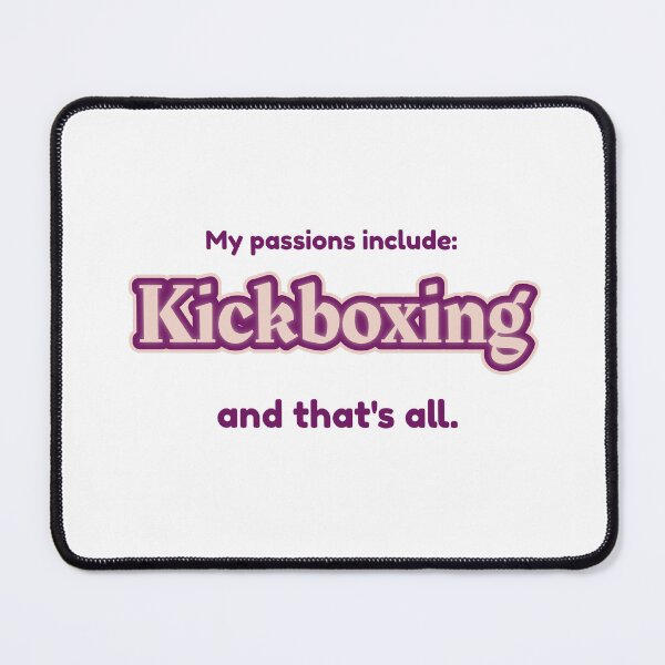 Item preview, Kickboxing is my passion designed and sold by cooldesignsalot.
