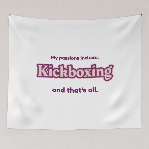 Item preview, Kickboxing is my passion designed and sold by cooldesignsalot.