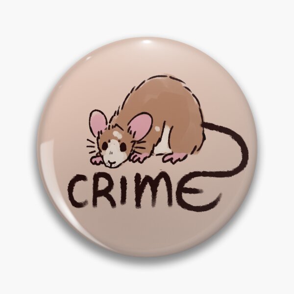 Item preview, White Spotted Cinnamon Dark Tail Crime Rat designed and sold by Maplebreeze.