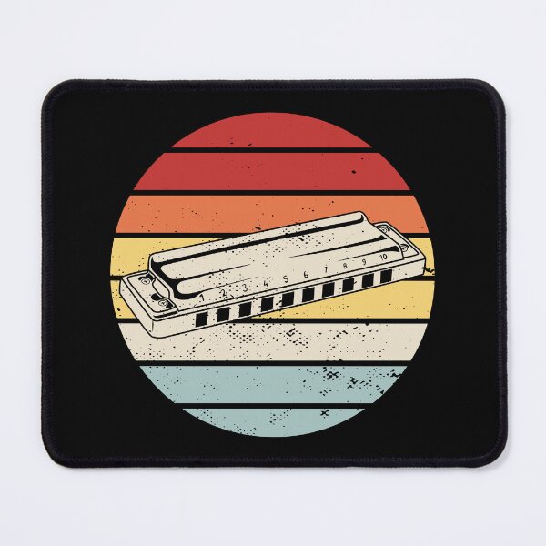 Item preview, Retro Vintage Harmonica Musician Music Lover Gift designed and sold by haselshirt.