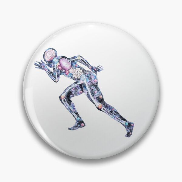 Item preview, Run | Watercolor Cosmic Anatomy Illustration designed and sold by Karli Mogen.