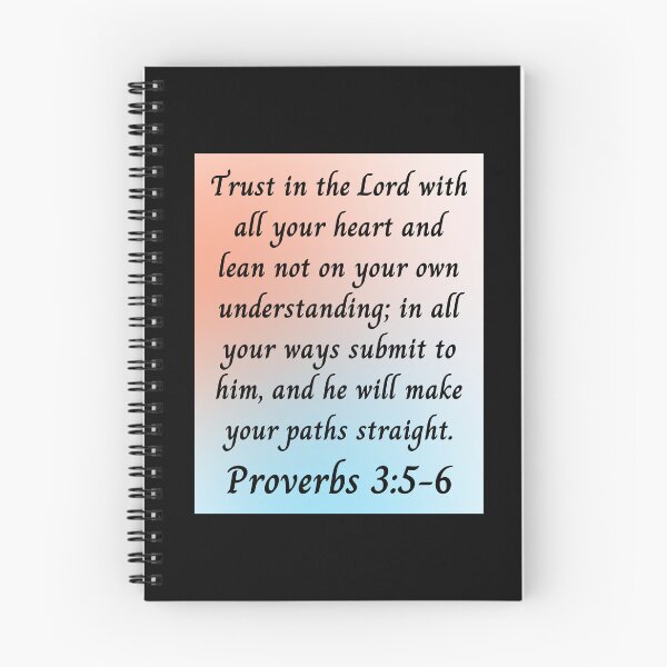 Item preview, Bible Verse Proverbs 3:5-6 designed and sold by Prayingwarrior.