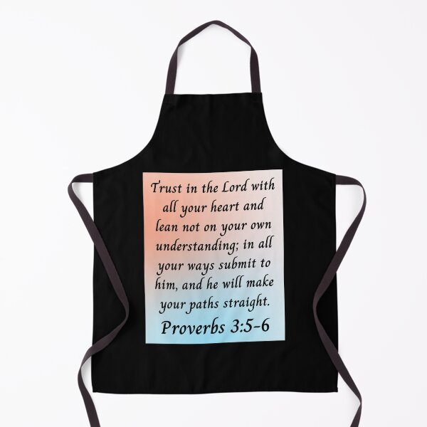 Artikelvorschau, Bible Verse Proverbs 3:5-6 entworfen und verkauft von Prayingwarrior.
