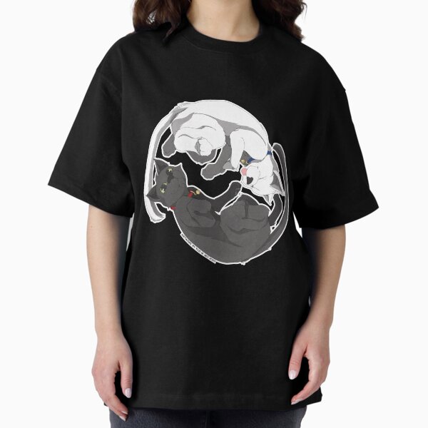 Kitten Swirl Oversized T-Shirt
