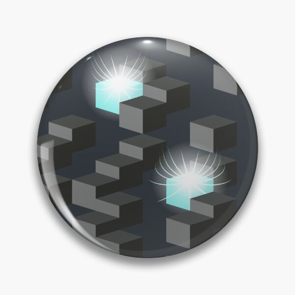 Item preview, Abstract  pattern glowing cubes  designed and sold by ReflectedCrafts.
