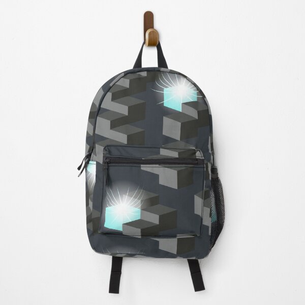 Item preview, Abstract  pattern glowing cubes  designed and sold by ReflectedCrafts.