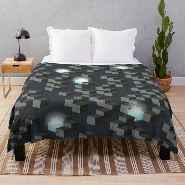 Item preview, Abstract pattern glowing cubes designed and sold by ReflectedCrafts.