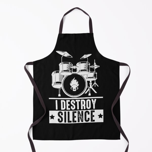 Item preview, I Destroy Silence Drummers designed and sold by angelusdark.