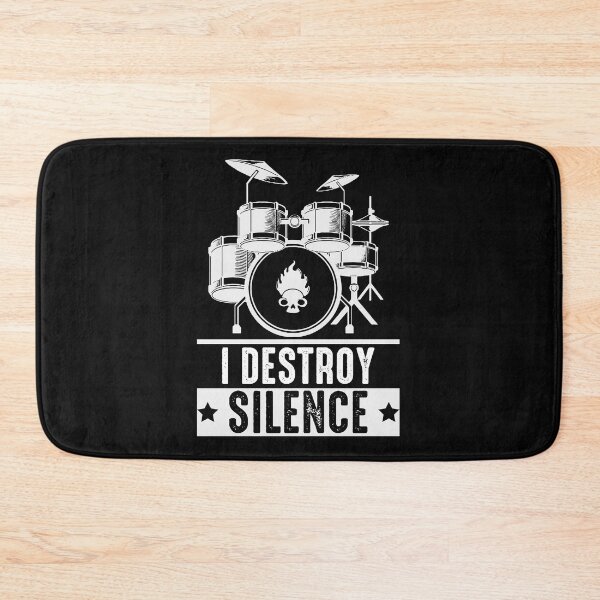 Item preview, I Destroy Silence Drummers designed and sold by angelusdark.
