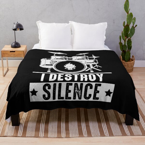 Item preview, I Destroy Silence Drummers designed and sold by angelusdark.