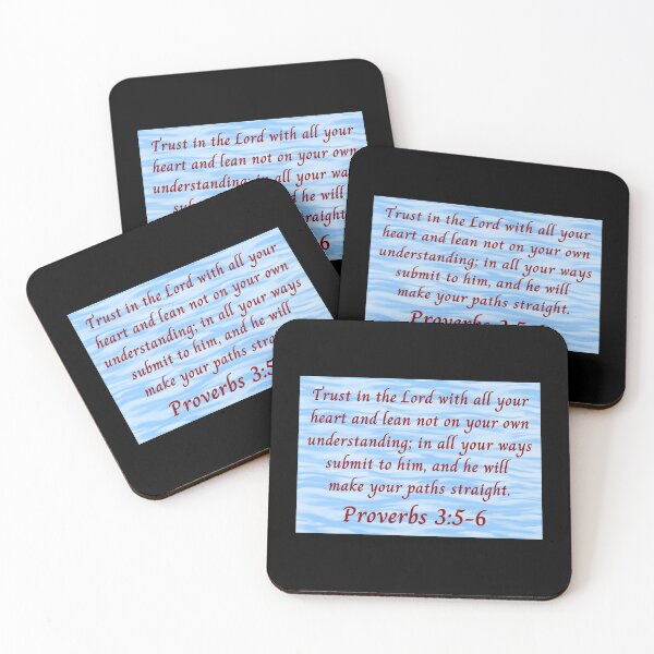 Artikelvorschau, Bible Verse Proverbs 3:5-6 entworfen und verkauft von Prayingwarrior.