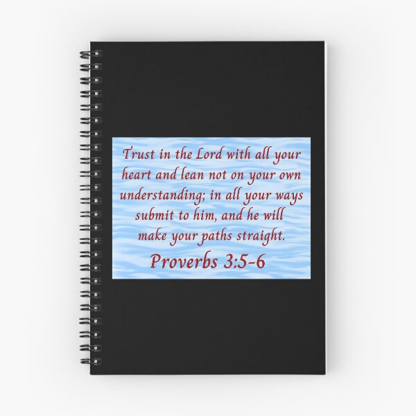 Artikelvorschau, Bible Verse Proverbs 3:5-6 entworfen und verkauft von Prayingwarrior.
