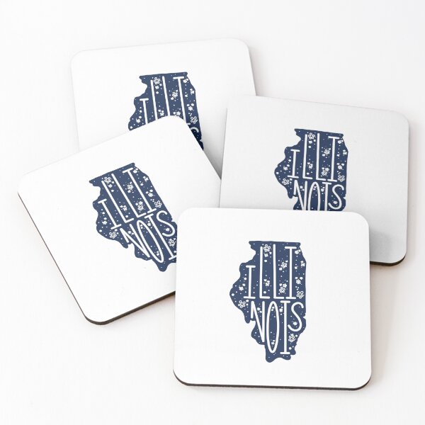 Item preview, Illinois Outline Blue designed and sold by laurenzeils.