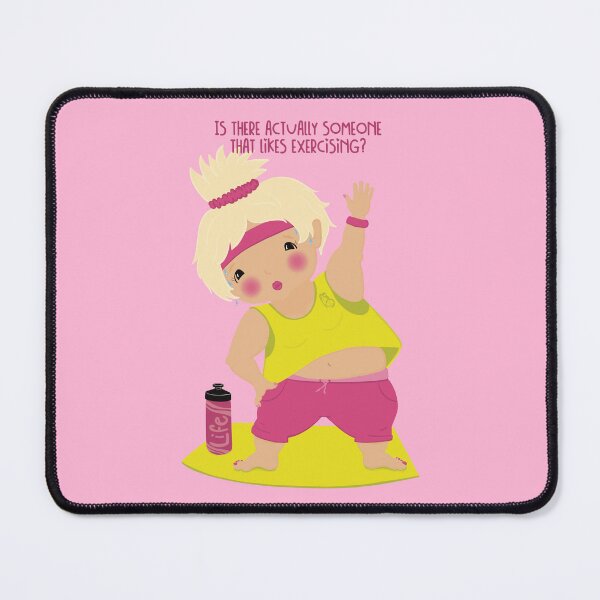Item preview, The chubby cute woman doubting anybody could like doing exercises designed and sold by marina63.