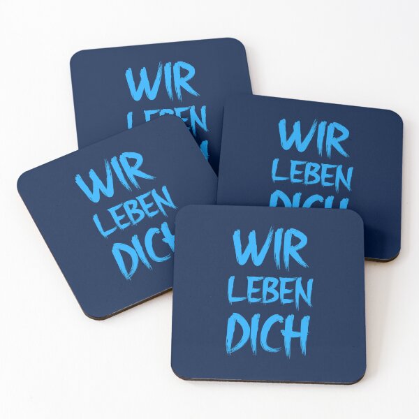 Item preview, Wir Leben Dich Blue designed and sold by VRedBaller.