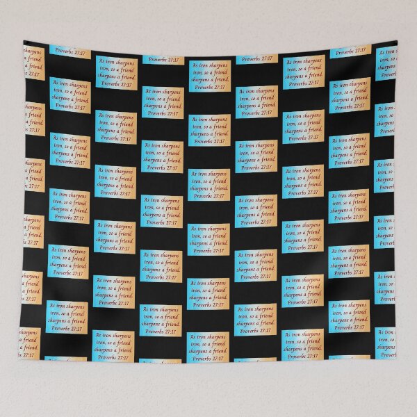 Item preview, Bible Verse Proverbs 27:17 designed and sold by Prayingwarrior.