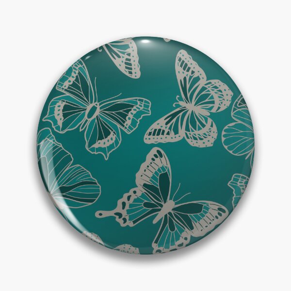 Item preview, Butterflies in laconic dark colors designed and sold by ReflectedCrafts.