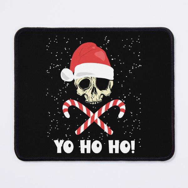 Item preview, Christmas Yo Ho Ho Santa Pirate Skull Holiday Gift designed and sold by haselshirt.