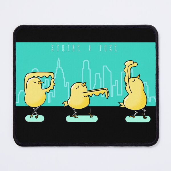 Item preview, Strike A Pose - Cute Dancing Chickens - Animal Lover Drawing designed and sold by CamSkot.