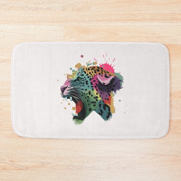 Item preview, Colorful Leopard Head designed and sold by HappyLifeCreate.
