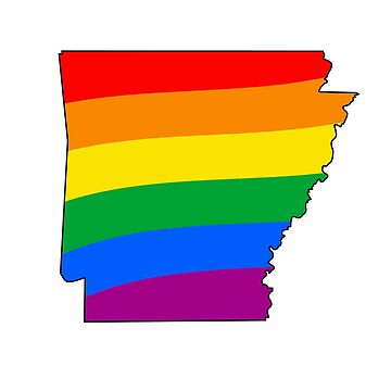 Artwork thumbnail, Arkansas Rainbow Pride by Gayesthetic