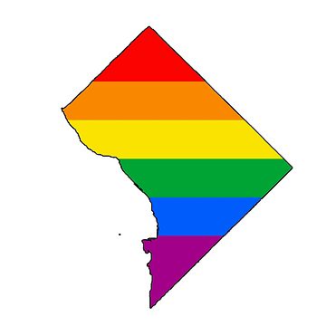 Artwork thumbnail, DC Rainbow Pride by Gayesthetic