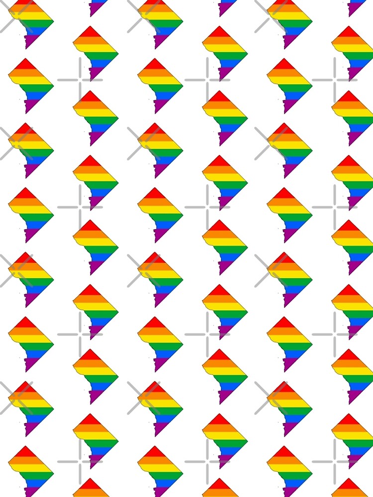 Thumbnail 4 of 4, A-Line Dress, DC Rainbow Pride designed and sold by Gayesthetic.