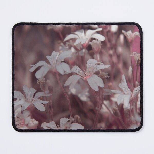 Item preview, White flowers taken closeup in pink. designed and sold by IaroslavB.