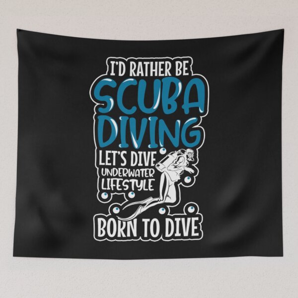 Item preview, Scuba Diving Let Dive Born To Dive designed and sold by ClamenTaon.