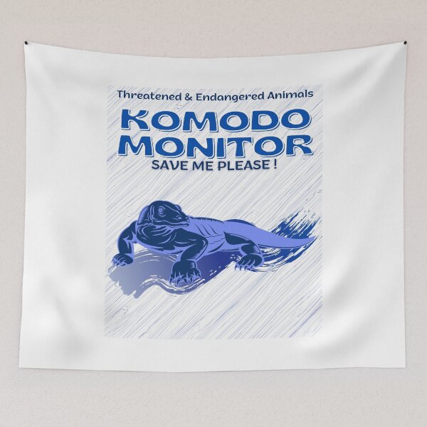 Item preview,  Komodo Monitor Endangered designed and sold by yassooarts.