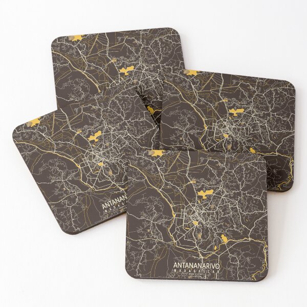 Item preview, Antananarivo City Map of Analamanga, Madagascar - Pastel designed and sold by deMAP.