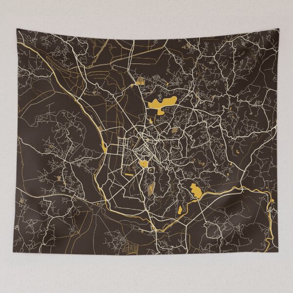Item preview, Antananarivo City Map of Analamanga, Madagascar - Pastel designed and sold by deMAP.