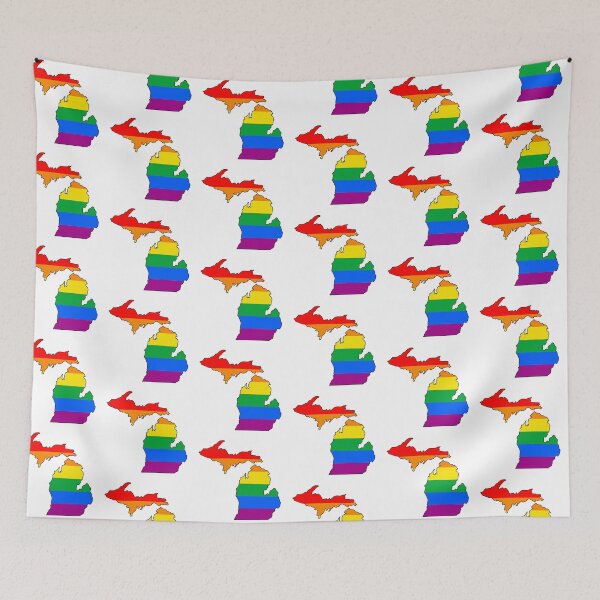 Item preview, Michigan Rainbow Pride designed and sold by Gayesthetic.