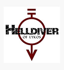 Helldiver of Lykos Photographic Print
