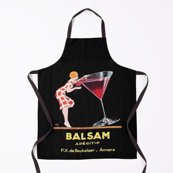 Item preview, Vintage red Balsam aperitif alcoholic beverages advertising poster for kitchen, bar, barroom, designed and sold by TeeARTHY.
