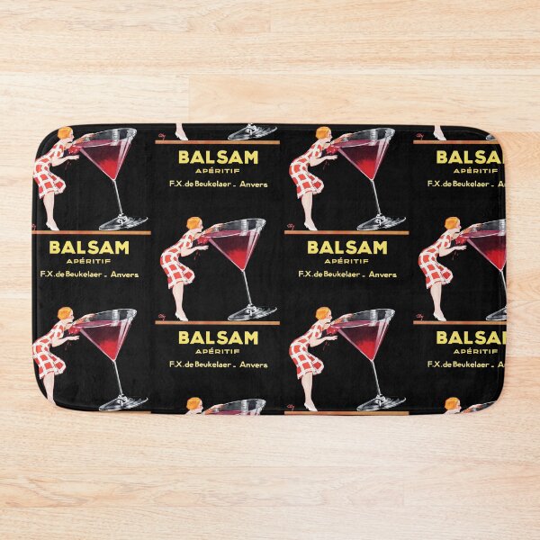 Item preview, Vintage red Balsam aperitif alcoholic beverages advertising poster for kitchen, bar, barroom, designed and sold by TeeARTHY.