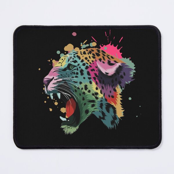 Item preview, Colorful Leopard Head designed and sold by HappyLifeCreate.