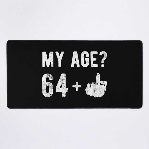 Item preview, My Age Finger 64 Birthday Gift Idea designed and sold by haselshirt.