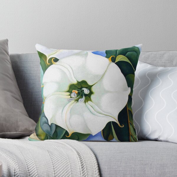 Georgia O Keeffe Poster Canvas Print Throw Pillow