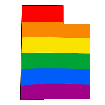 Artwork thumbnail, Utah Rainbow Pride by Gayesthetic